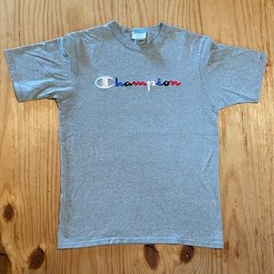 Champion Men’s Multi-Colored Logo Tee